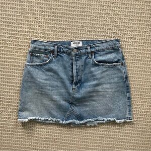 Agolde Denim Mini Skirt